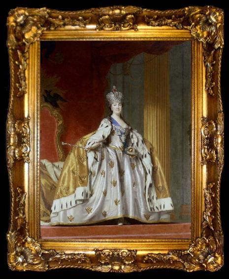 framed  unknow artist Catherine II, Empress of Russia, ta009-2